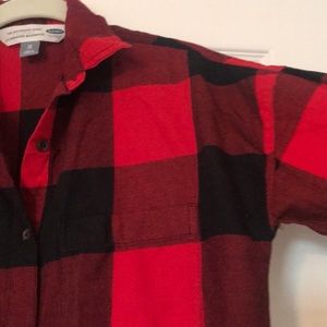 Buffalo plaid flannel shirt
